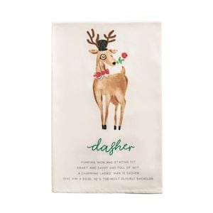 Reindeer Poem Christmas Towel - 8 Designs