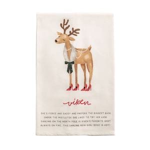 Reindeer Poem Christmas Towel - 8 Designs