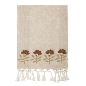 Floral Bloom Embroidered Towel (3 Options Available)