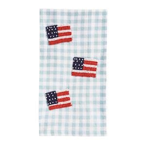 Flag Beaded Americana Towel