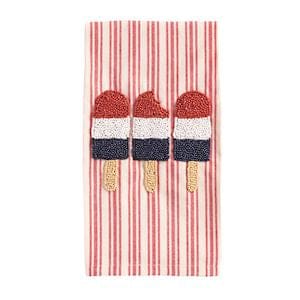 Ice Pop Beaded Americana Towel