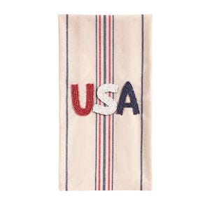 USA Beaded Americana Towel