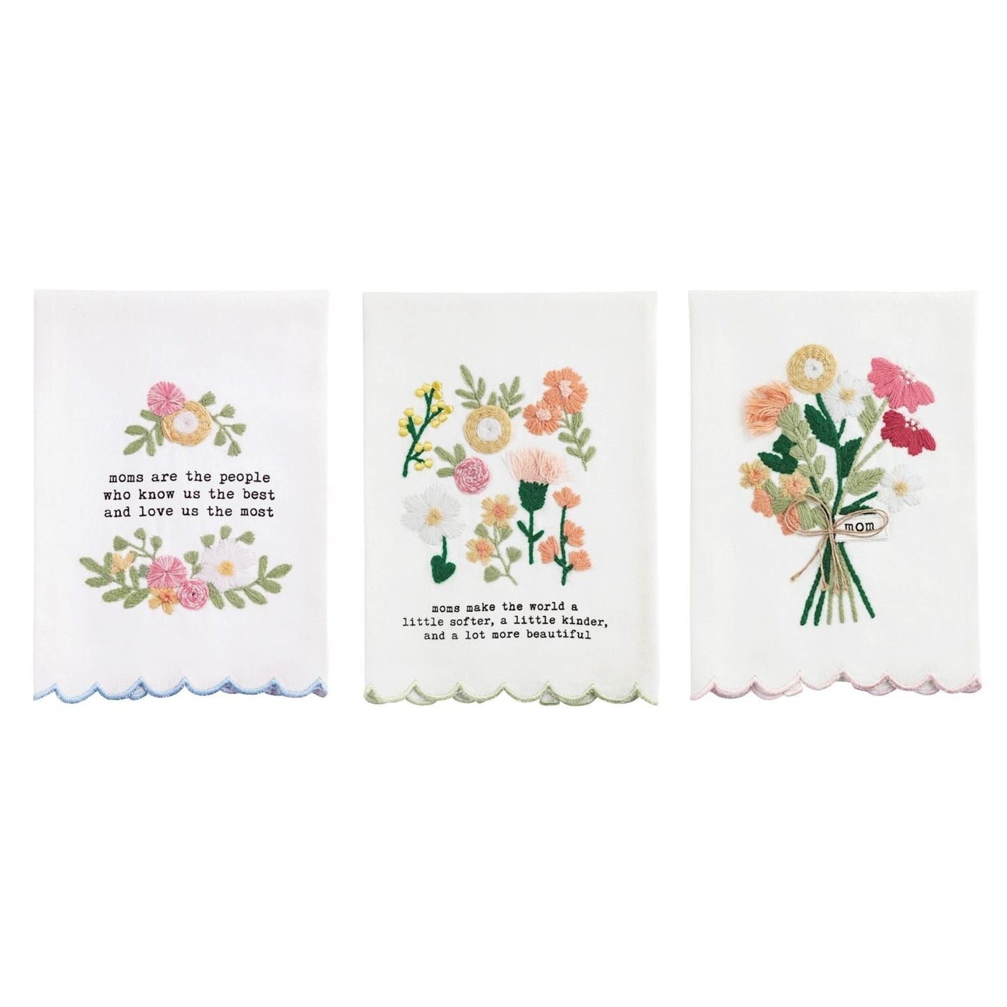 Mom Embroidered Towels