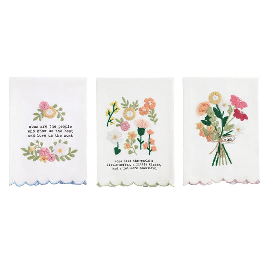 Mom Embroidered Towels