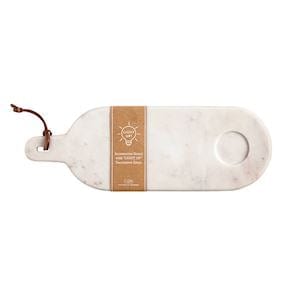 Marble Paddle Board Serving Board