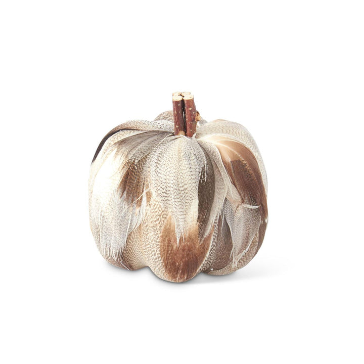 Assorted 3.25 Inch Feather Pumpkins