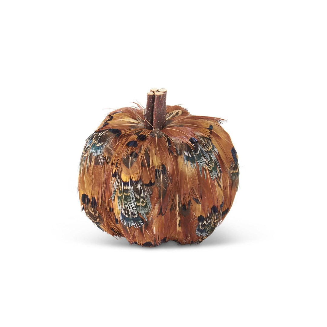 Assorted 3.25 Inch Feather Pumpkins