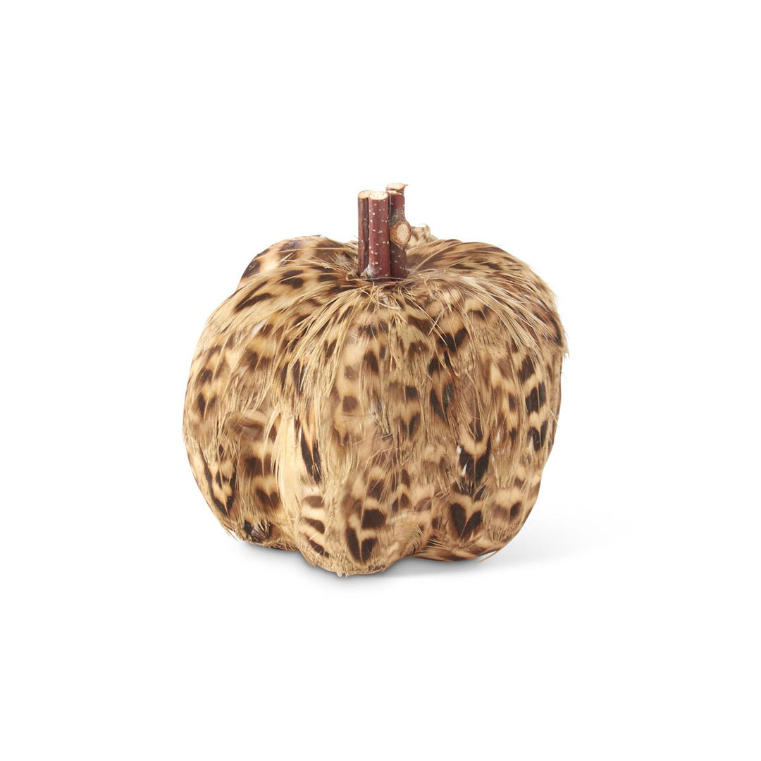 Assorted 3.25 Inch Feather Pumpkins