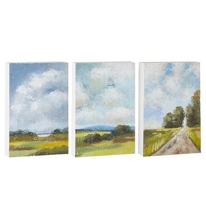 12" Landscape Block Wall Art (3 styles sold separately)