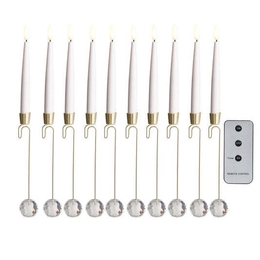 12.5" Lighted Candle Ornament with Remote