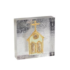Small Acrylic Gold & Silver Plaques - 4 Styles