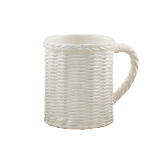 Cane Woven Ceramic Mug