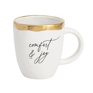 Comfort & Joy Gold Edge Mug