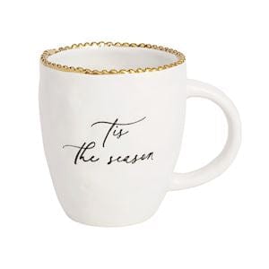 'Tis The Season Gold Edge Mug