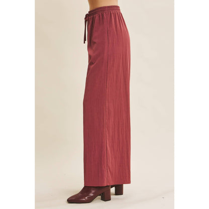 Washed Wide Leg Pants