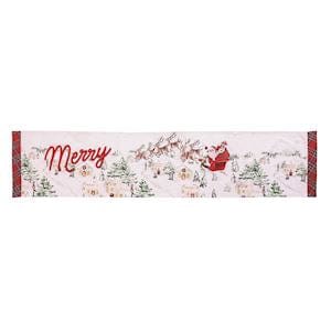 Santa Scene Table Runner
