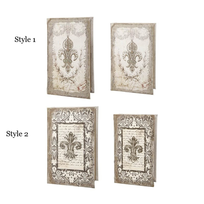 Green fleur-de-lis Book Box
