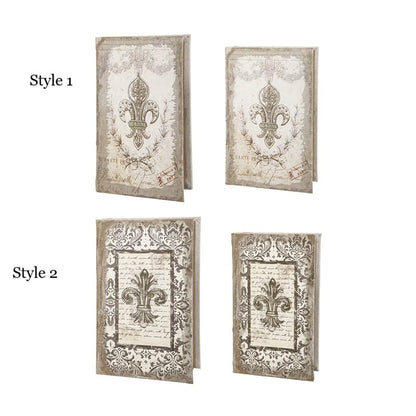 Green fleur-de-lis Book Box