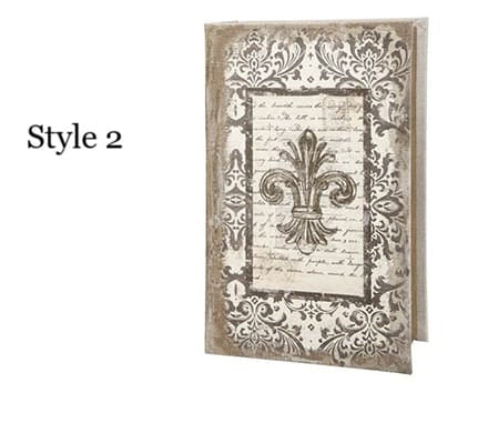 Green fleur-de-lis Book Box