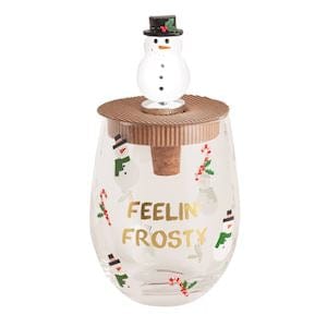 Feelin' Frosty Glass & Light-Up Stopper Set