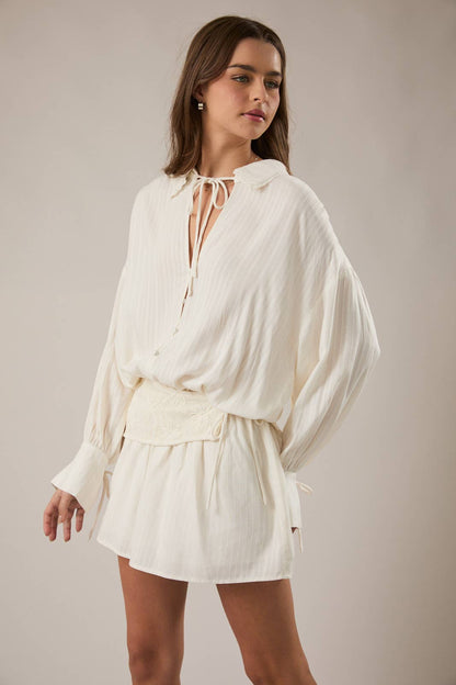 Low Waist Shirt Dress