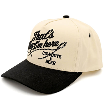 That's Why I'm Here Trucker Cap