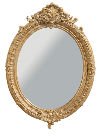 9.5" Vintage Gold Mirror (3 styles)
