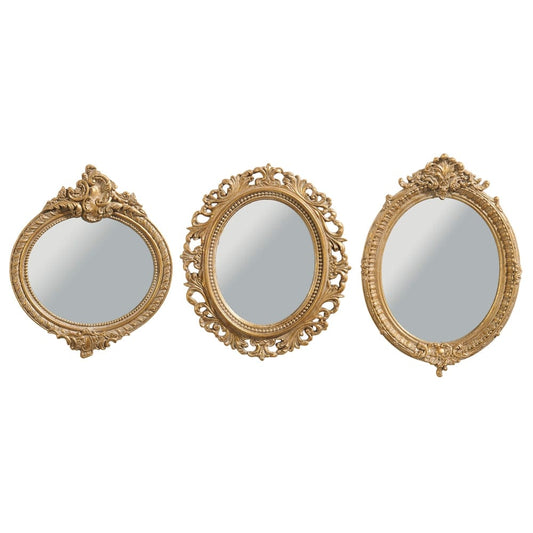 9.5" Vintage Gold Mirror (3 styles)