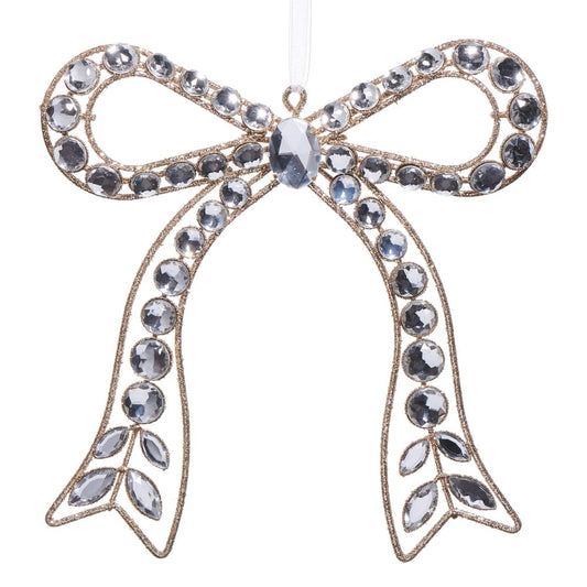 Jeweled Bow Ornament