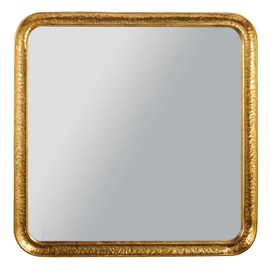 26" Gold Square Mirror
