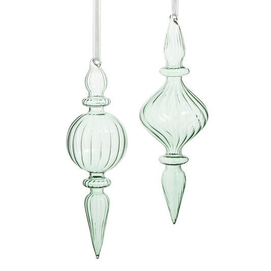 9.5" Sage Finial Ornament