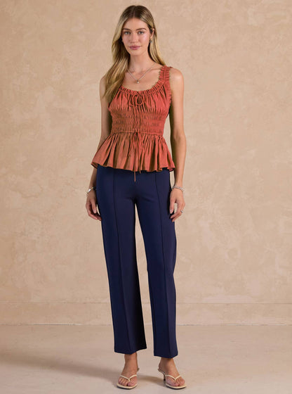 Straight Leg Ponte Pants