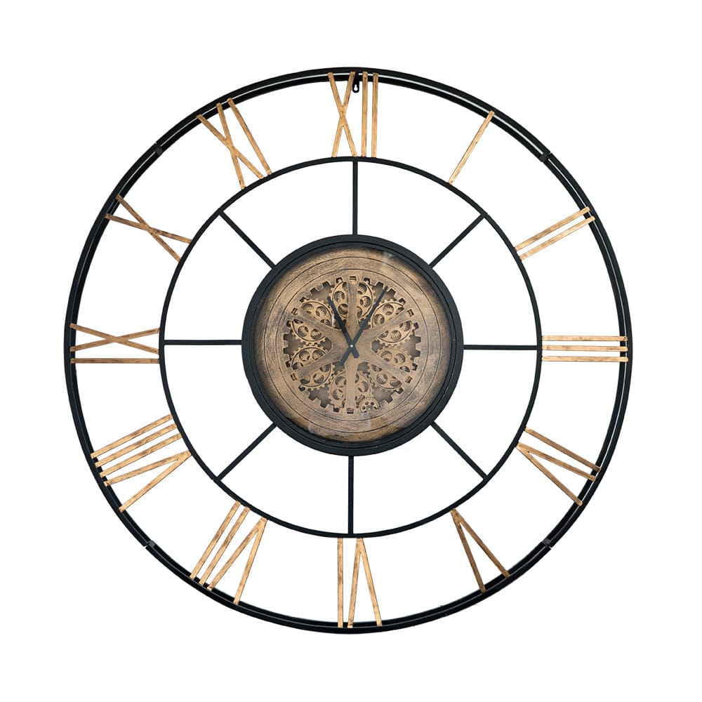 Gear Roman Numerals Clock