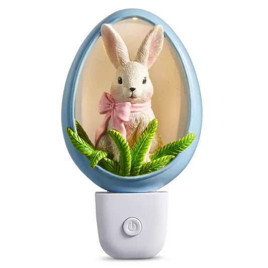 6" Bunny Blue Night Light