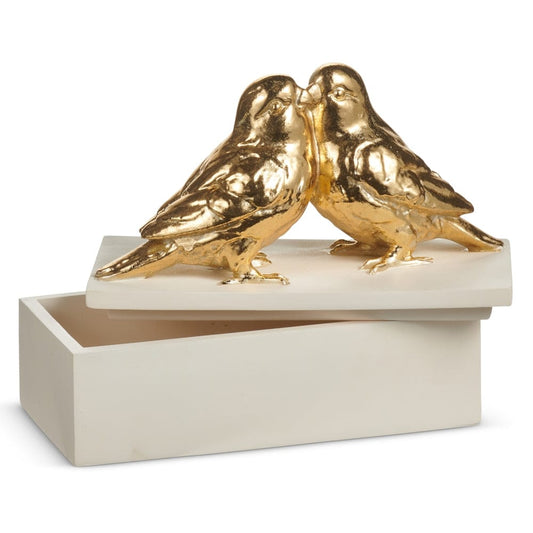 7" Gold Birds on Box