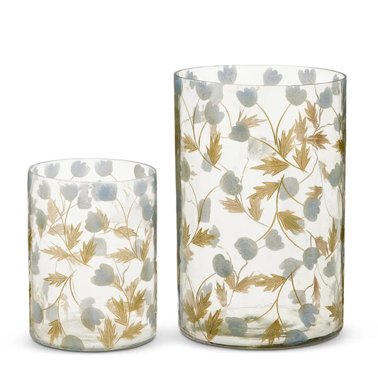 Pressed Delphinium Containers
