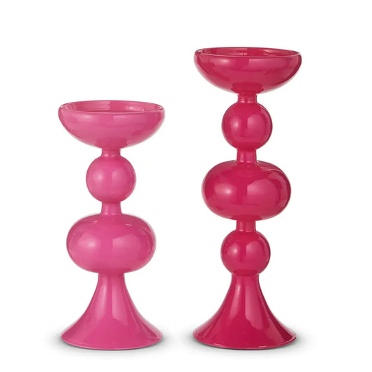 Shades of Pink Candle Holder