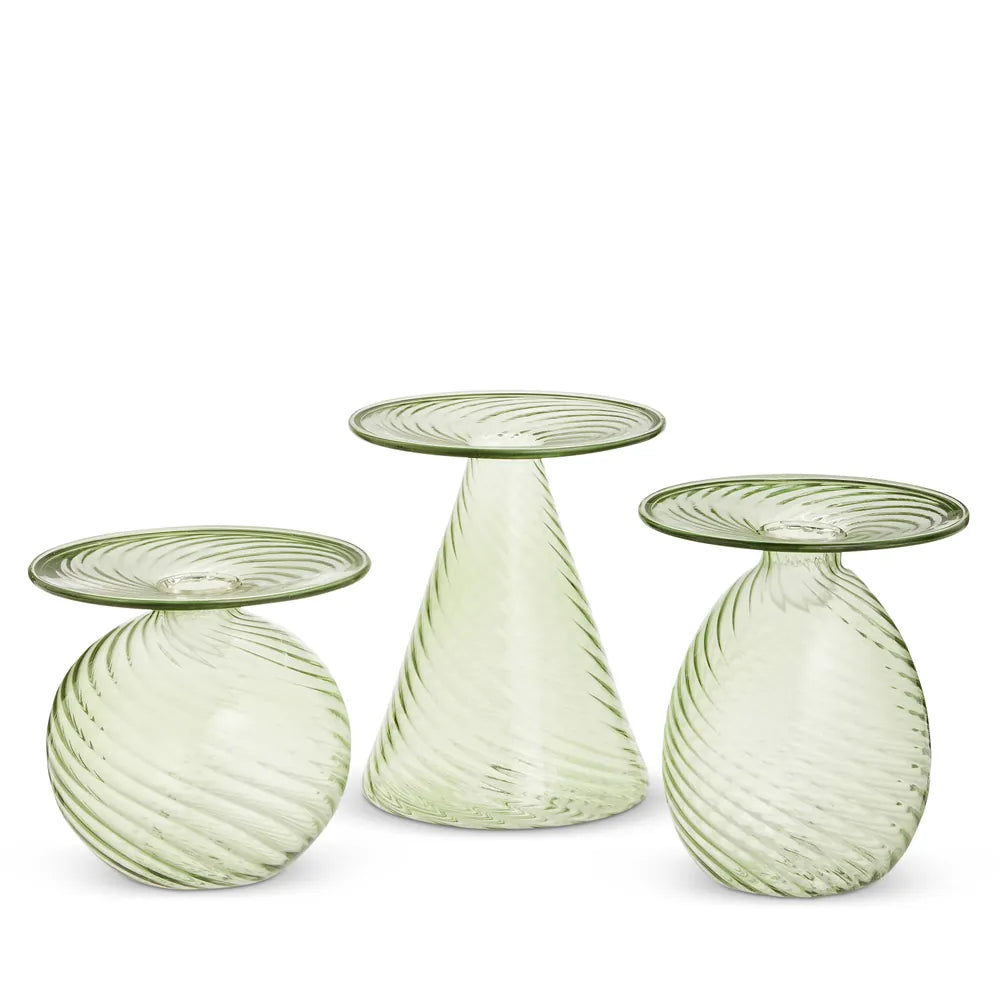 Sage Green Candle Holder