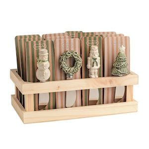 White Christmas Figural Spreaders - 4 Styles