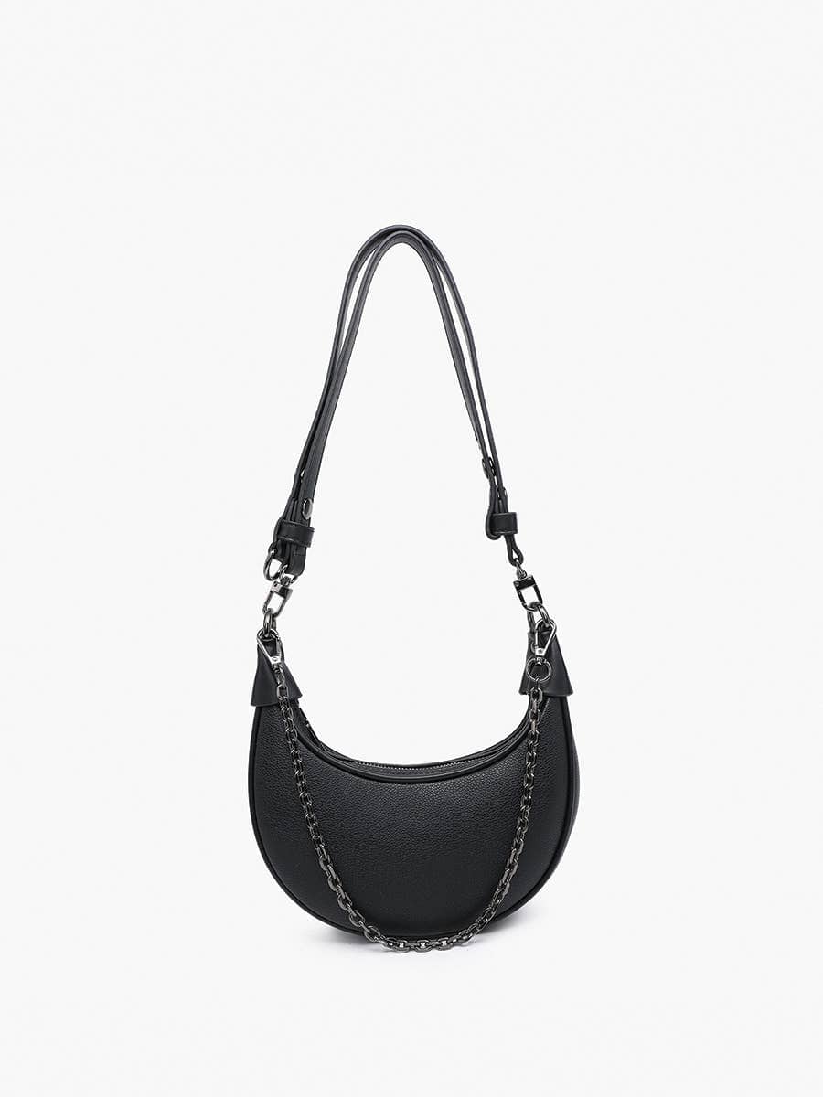 Zora Moon Shoulder Bag w/ Chain Purse
