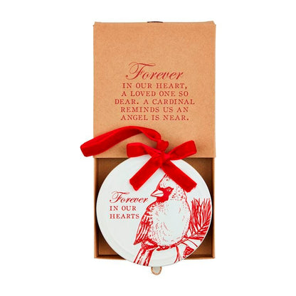 Cardinal Ceramic Box Ornament Christmas / Sympathy