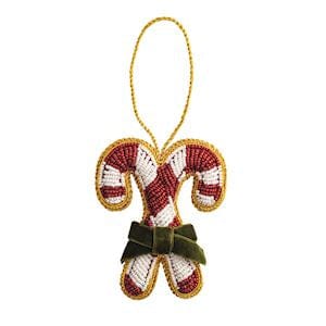 CANDY BEADED XMAS ORNAMENT