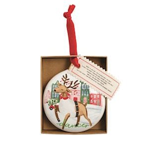 Dancer Reindeer Name Ornament