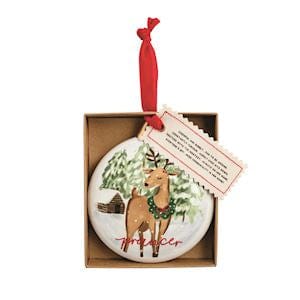Prancer Reindeer Name Ornament