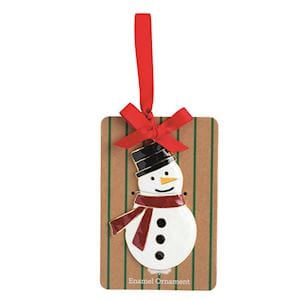 Christmas Enamel Ornaments - 4 Styles