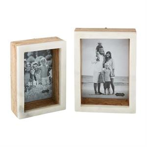 Wood And Marble Frame (2 sizes available)