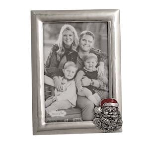 Metal Santa Picture Frame