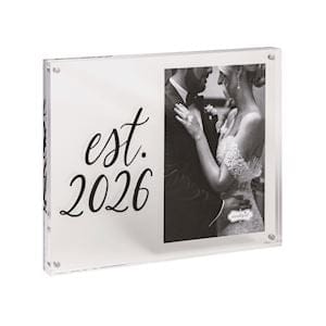 Est. 2026 Acrylic Frame Wedding Gift
