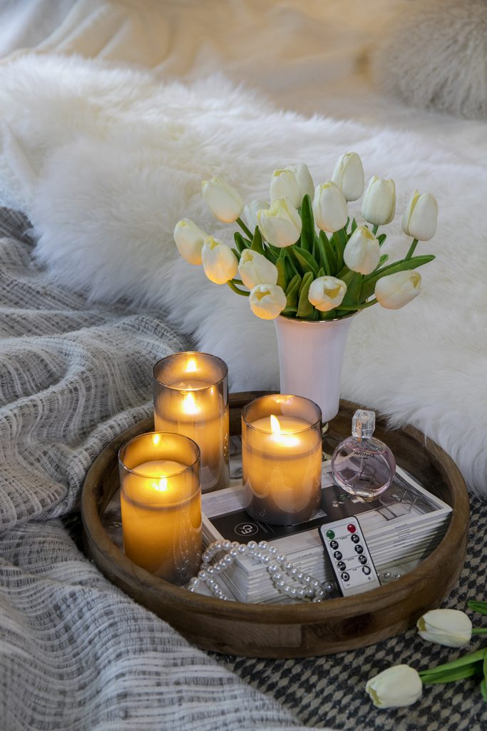 Smoke LED Wax Candle Set