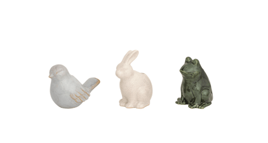 Animal Bud Vases - 3 Assorted